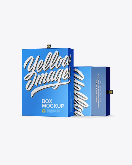 Download Free Two Boxes Mockup - Half Side View PSD Yellowimages
