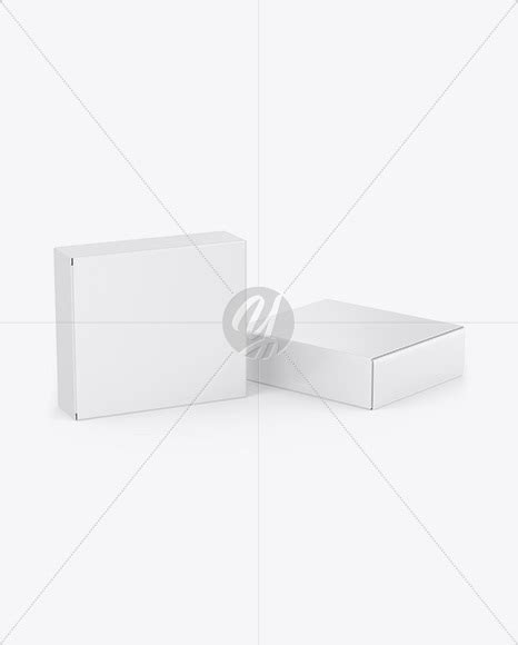 Download Free Two Glossy Boxes Mockup PSD Generator