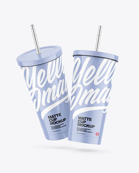 Download Free Two Glossy Cups Mockup PSD PSD Yellowimages PSD Files
