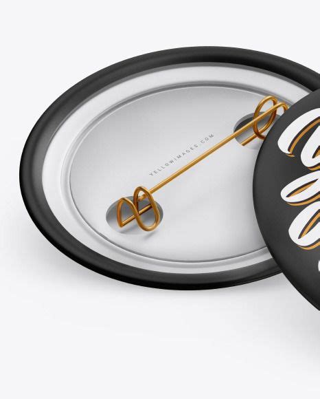 Download Free Two Matte Button Pins Mockup PSD Yellowimages