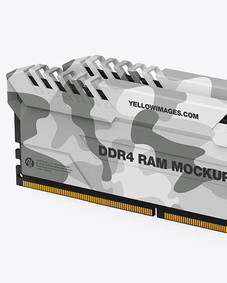 Download Free Two Modules of DDR4 RAM Mockup TIFF PSD Generator