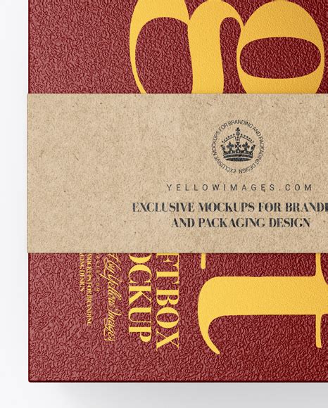 Download Free Two Textured Boxes with Label Mockup - Top View PSD Yellowimages