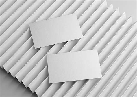 Download Free Two Textured Business Cards Mockup PSD Generator