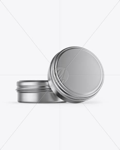 Download Free Two Tin Jars Mockup PSD Generator