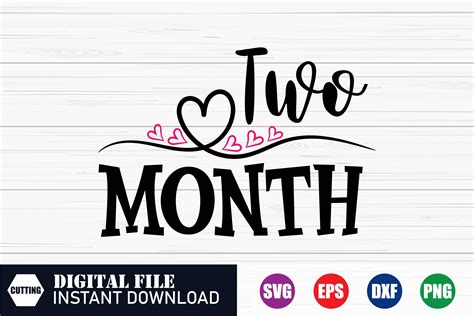Download Free Two month - SVG For Crafts
