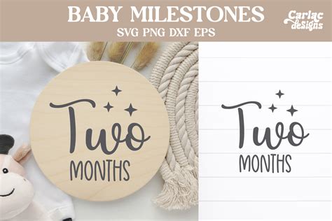 Download Free Two months svg For Crafts