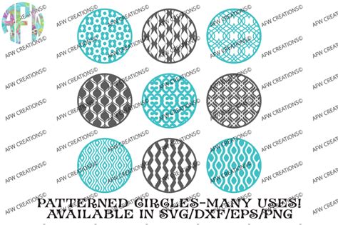 Download Free Ultimate Pattern Circles Bundle - 51 Circles - SVG, DXF, EPSDigital Cut Files Files DXF Files
