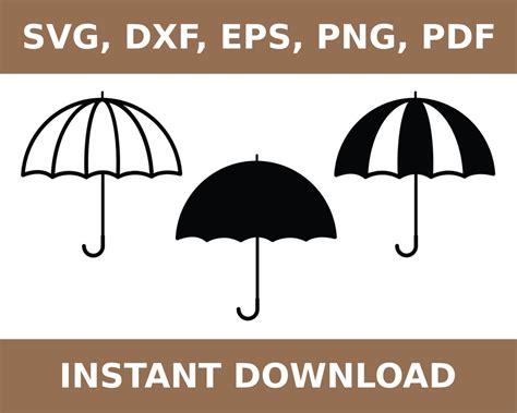 Download Free Umbrella - SVG File, DXF File Commercial Use Free PSD Mockups