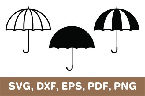 Download Free Umbrella - SVG File, DXF File Files DXF Files