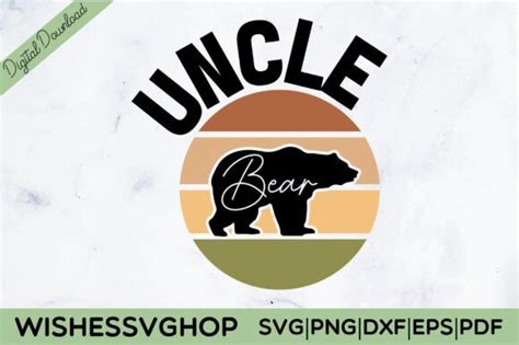 Download Free Uncle Bear SVG Commercial Use DXF Files
