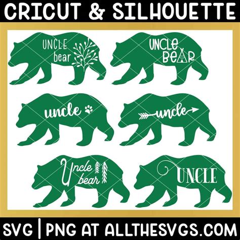 Download Free Uncle Bear SVG Files