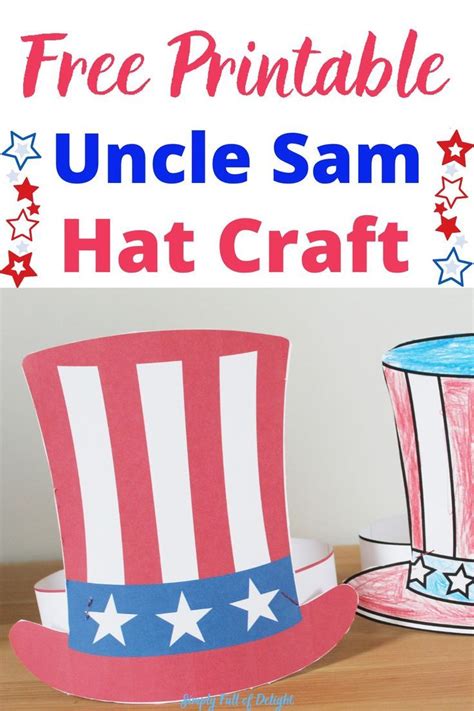 Download Free Uncle Sam Hat | Applique Embroidery For Crafts