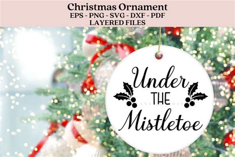 Download Free Under The Mistletoe - SVG File, DXF File Commercial Use DXF Files