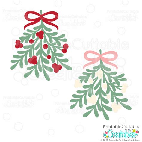 Download Free Under the Mistletoe SVG Cut File Files For Crafts