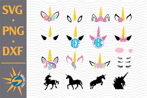 Download Free Unicorn SVG, PNG, DXF Digital Files Include DXF Files