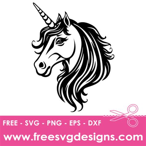 Download Free Unicorn SVG Cut File Commercial Use Free PSD Mockups