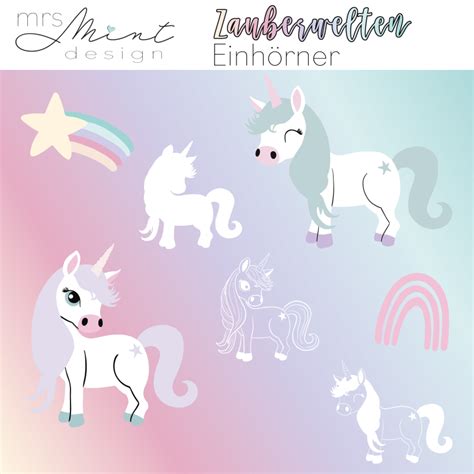 Download Free Unicorns - SVG File, DXF File Commercial Use Free PSD Mockups