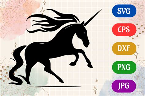 Download Free Unicorns - SVG File, DXF File DXF Files