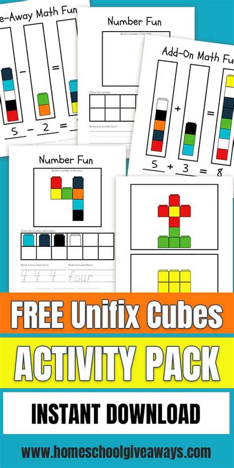 Free Unifix Cubes Printables