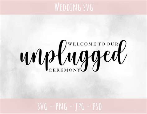 Download Free Unplugged Ceremony For Silhouette