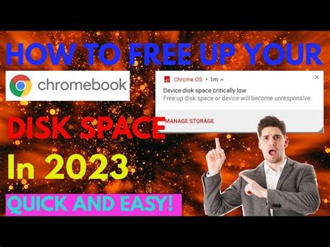 Free Up Storage in Chromebook