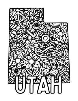 Download Free Utah State Mandala Clipart For Crafts