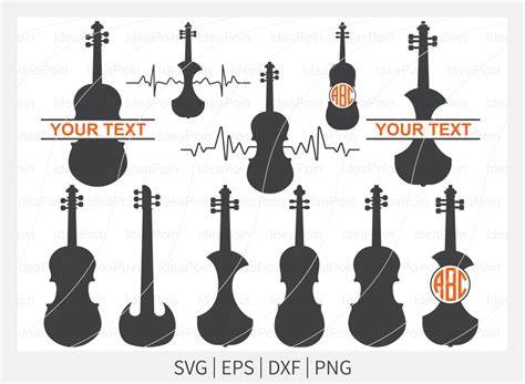 Download Free V For Violin - SVG File, DXF File For Silhouette