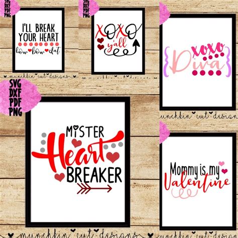 Download Free Valentine's Day Cutting File Design Bundle Files