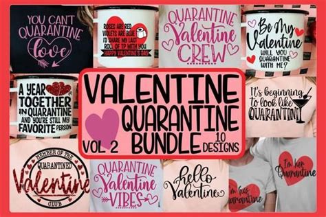 Download Free Valentine Quarantine Bundle Svg Files For Crafts