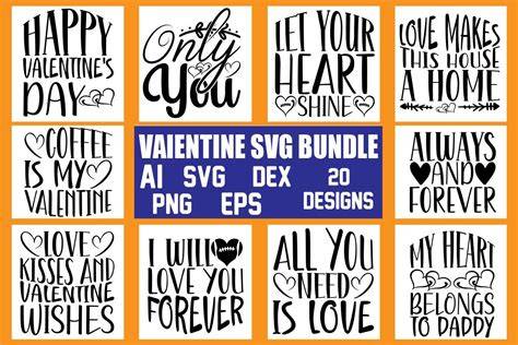 Download Free Valentine SVG Bundle St. Valentine's bundle DXF Files