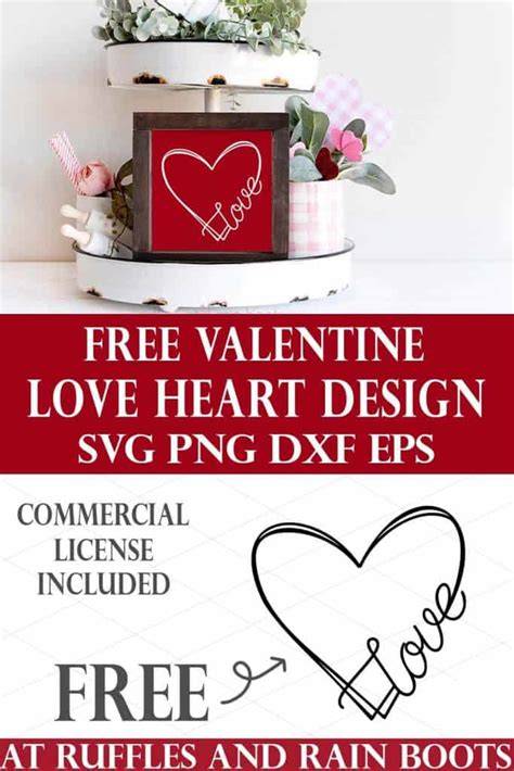 Download Free Valentine SVG Cutting File For Crafts