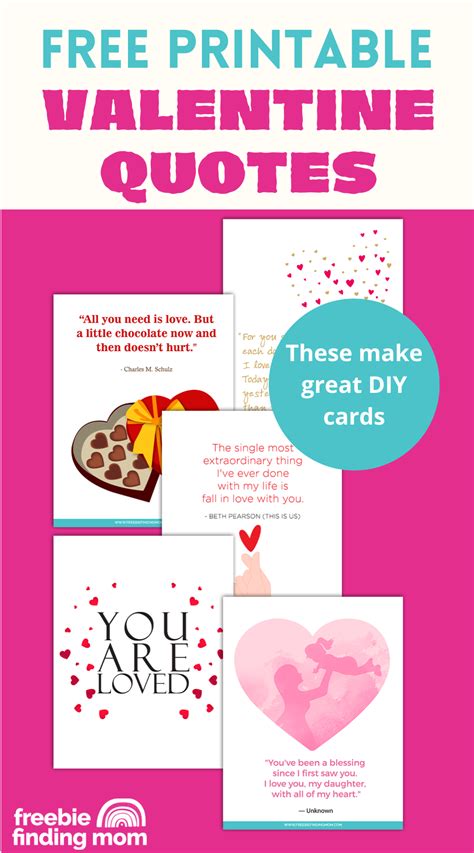 Download Free Valentine Sweety Quotes For Crafts
