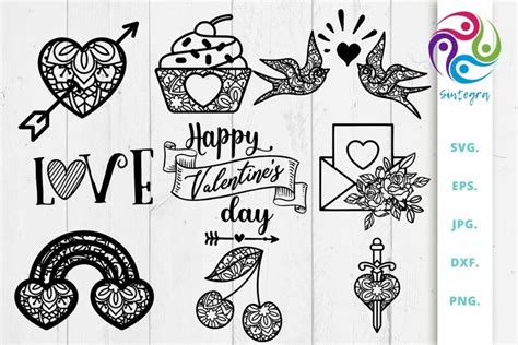 Download Free Valentines Bundle Svg Cut File Commercial Use For Crafts