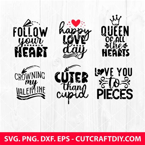 Download Free Valentines Bundle Svg Cut File Silhouette