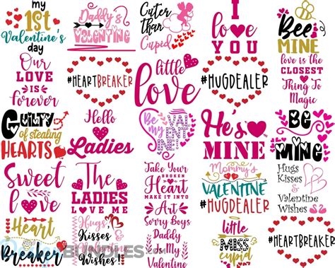 Download Free Valentines Bundle Svg Cut File for Cricut Machine