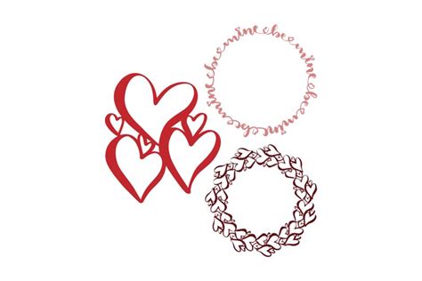 Download Free Valentines Day Monogram frames Commercial Use
