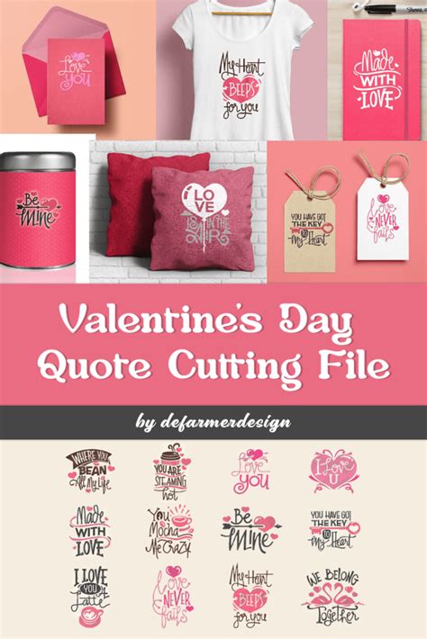 Download Free Valentines Day Quote Cutting File DXF Files