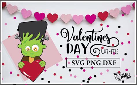 Download Free ValentinesDay cut-File Monster SVG Kids File Commercial Use Free PSD Mockups