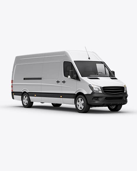 Download Free Van HQ Mockup Half Side View PSD Object Mockups PSD Files