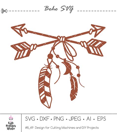 Download Free Vector Arrows and Feathers for Cricut Machine