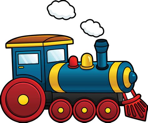 Download Free Vector Cartoon locomotive Printable