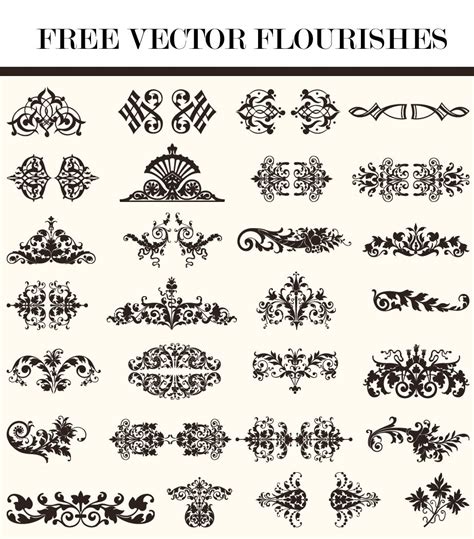 Download Free Vector Embellishments Commercial Use For Crafts
