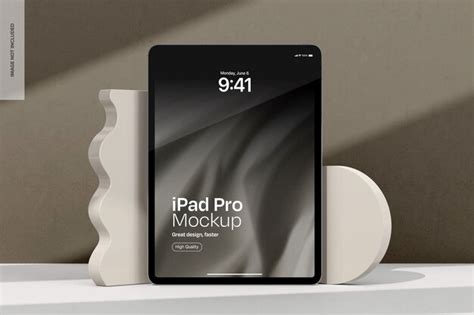Download Free Vertical iPad Mockup - Front View PSD Generator
