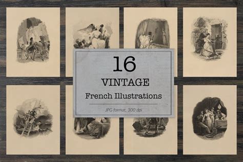 Download Free Vintage french illustrations Files DXF Files