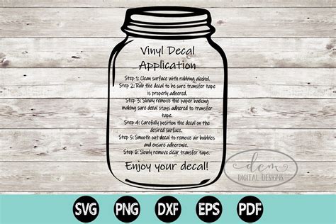 Download Free Vinyl Decal Application Instructions Printable File Printable