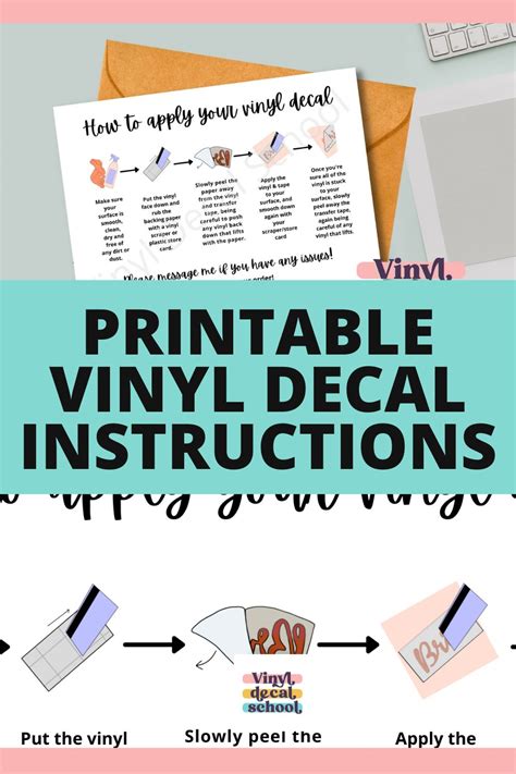Download Free Vinyl Decal Application Instructions Printable File Silhouette Free PSD Mockups