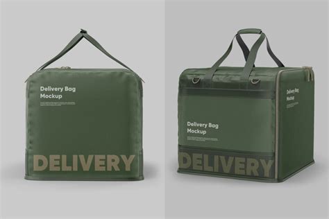Download Free Vinyl Delivery Bag Mockup PSD Generator