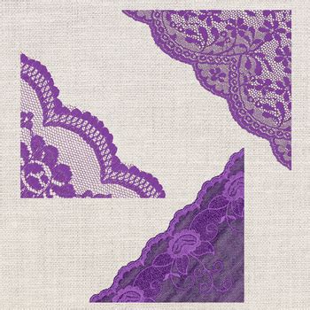 Download Free Violet Corner Borders Cameo