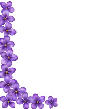Download Free Violet Corner Borders For Crafts