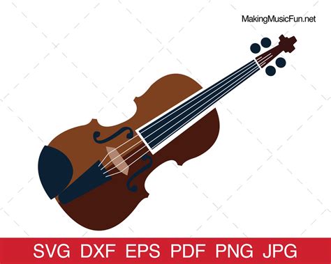 Download Free Violin Instrument - Cut Files